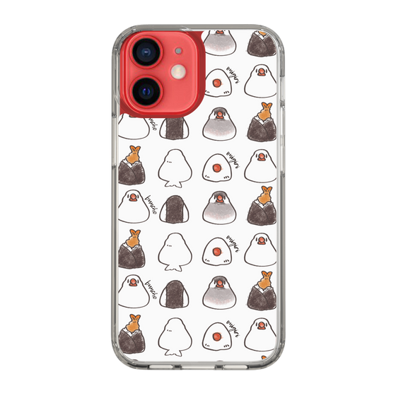 スリムプロテクションケース［ おにぎり文鳥たまに天むす ］
