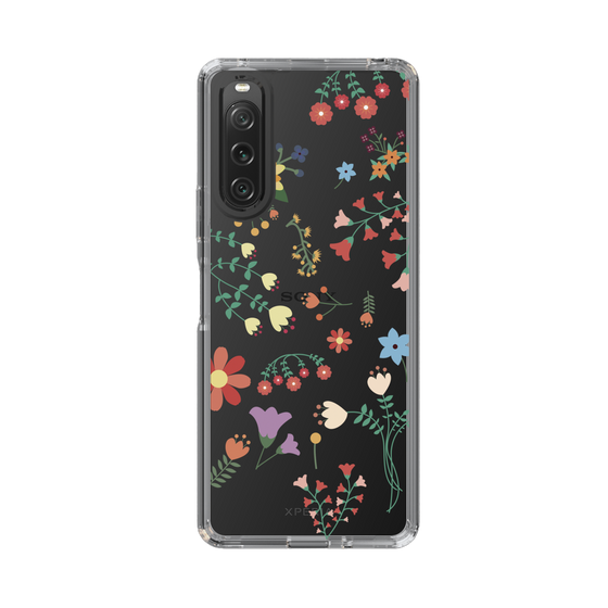 スリムプロテクションケース［ キュートな花柄 ］