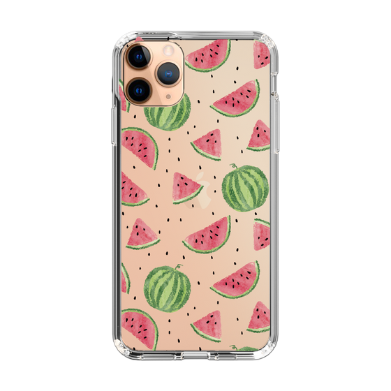 スリムプロテクションケース［ クレヨンスイカ ］