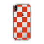 スリムプロテクションケース［ 市松模様 - Red ］