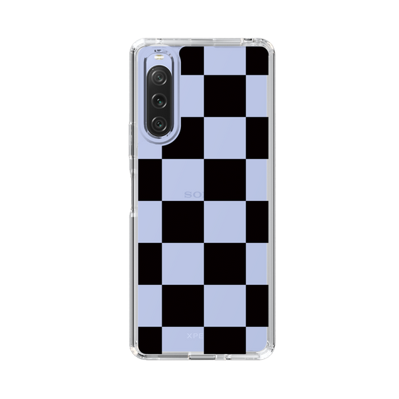 スリムプロテクションケース［ 市松模様 - Black ］