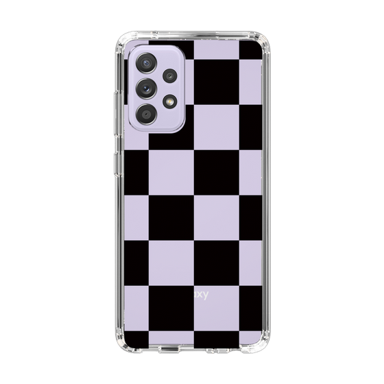 スリムプロテクションケース［ 市松模様 - Black ］