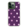 スリムプロテクションケース［ 水彩ドット・レトロカラー - Purple ］
