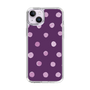 スリムプロテクションケース［ 水彩ドット・レトロカラー - Purple ］
