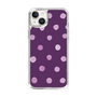 スリムプロテクションケース［ 水彩ドット・レトロカラー - Purple ］