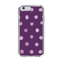 スリムプロテクションケース［ 水彩ドット・レトロカラー - Purple ］