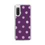 スリムプロテクションケース［ 水彩ドット・レトロカラー - Purple ］