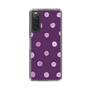スリムプロテクションケース［ 水彩ドット・レトロカラー - Purple ］