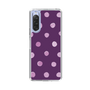スリムプロテクションケース［ 水彩ドット・レトロカラー - Purple ］