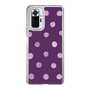 スリムプロテクションケース［ 水彩ドット・レトロカラー - Purple ］