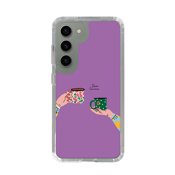 スリムプロテクションケース［ Teatime - Purple ］