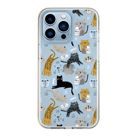 スリムプロテクションケース［ Funny Cats ］