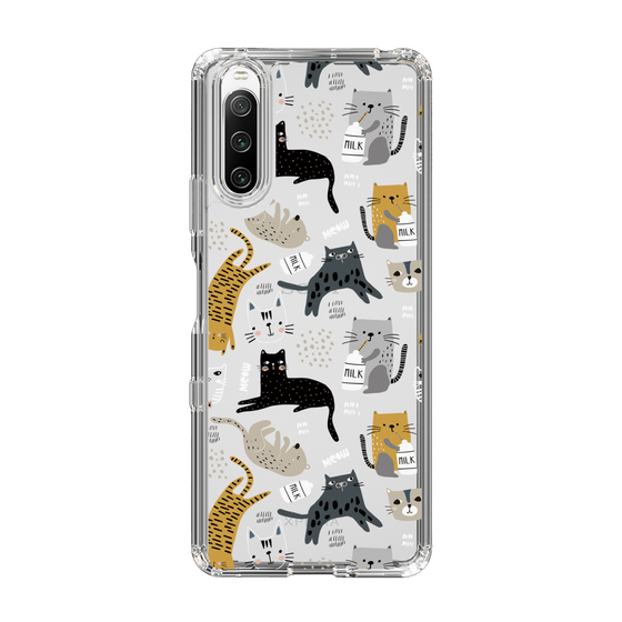 スリムプロテクションケース［ Funny Cats ］