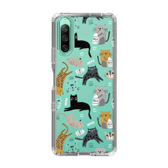 スリムプロテクションケース［ Funny Cats ］