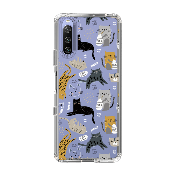 スリムプロテクションケース［ Funny Cats ］