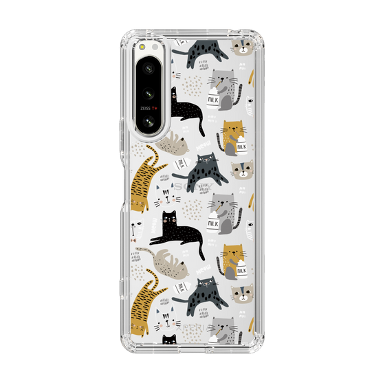 スリムプロテクションケース［ Funny Cats ］