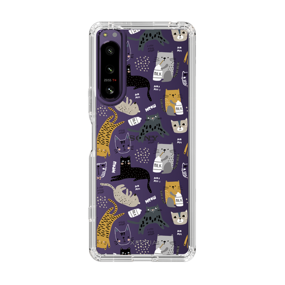 スリムプロテクションケース［ Funny Cats ］