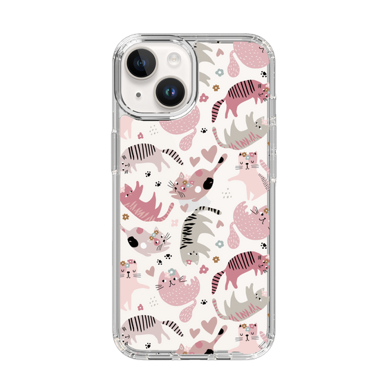 スリムプロテクションケース［ Funny Cats ］