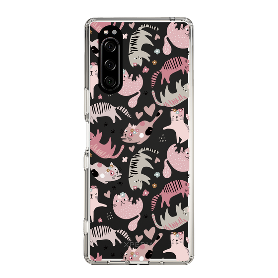 スリムプロテクションケース［ Funny Cats ］