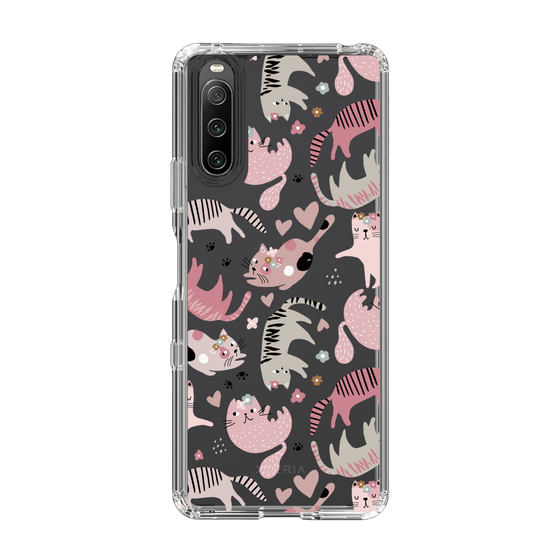 スリムプロテクションケース［ Funny Cats ］