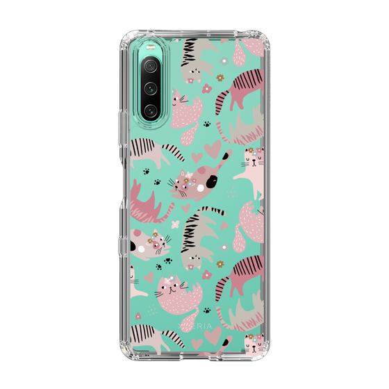 スリムプロテクションケース［ Funny Cats ］