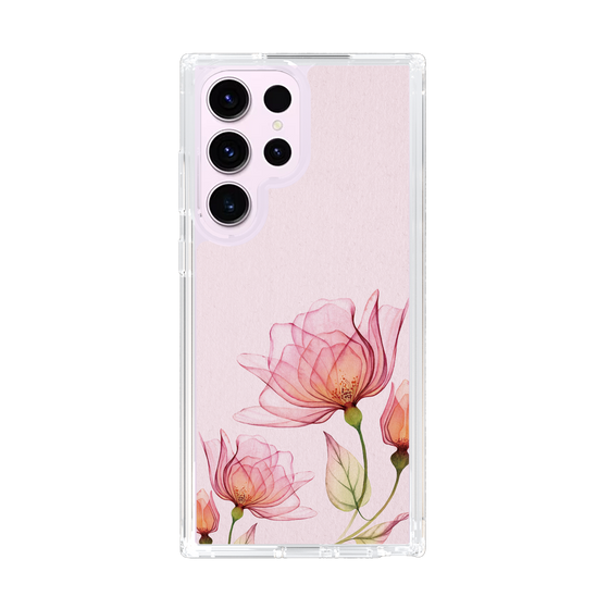 スリムプロテクションケース［ Natural Flower - Pink ］