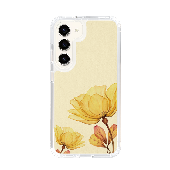 スリムプロテクションケース［ Natural Flower - Yellow ］