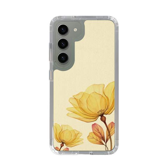 スリムプロテクションケース［ Natural Flower - Yellow ］