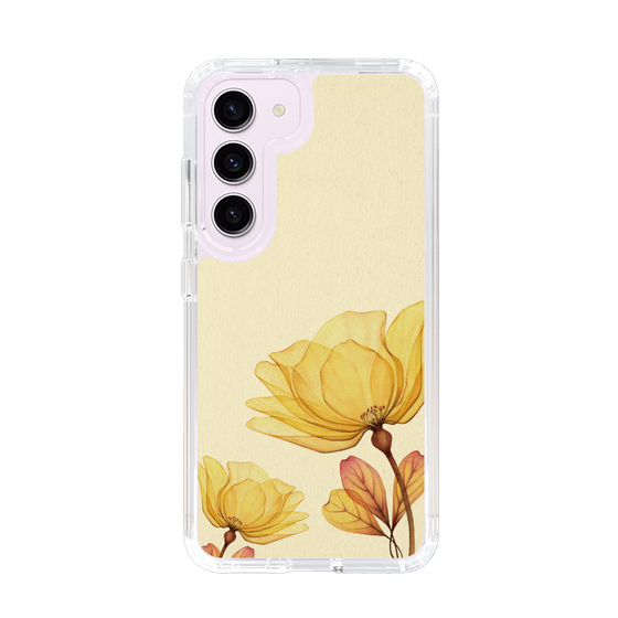 スリムプロテクションケース［ Natural Flower - Yellow ］