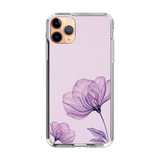 スリムプロテクションケース［ Natural Flower - Purple ］