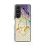 スリムプロテクションケース［ Marble Nuance Painting Purple ］