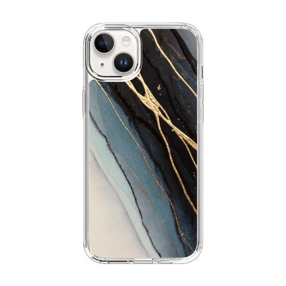 スリムプロテクションケース［ Marble Black ］