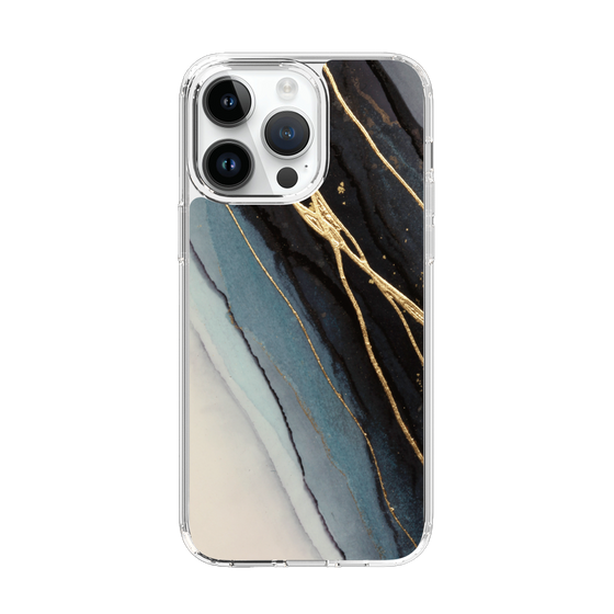 スリムプロテクションケース［ Marble Black ］