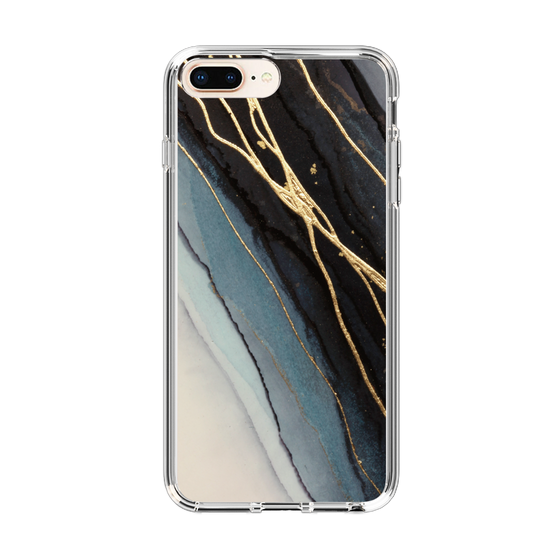 スリムプロテクションケース［ Marble Black ］
