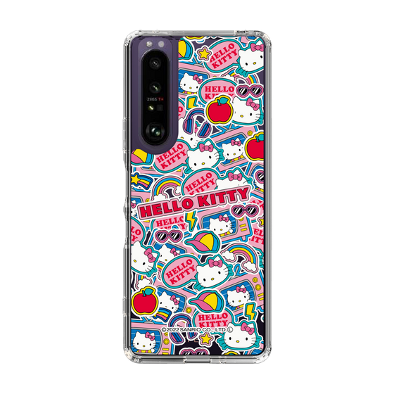 スリムプロテクションケース［ Hello Kitty - ステッカー ］