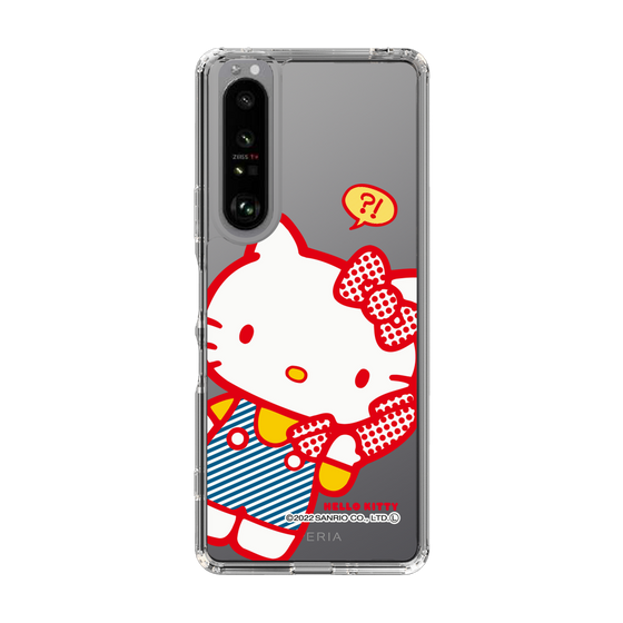 スリムプロテクションケース［ Hello Kitty - 70'sレッド・ドット_01 ］