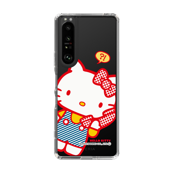 スリムプロテクションケース［ Hello Kitty - 70'sレッド・ドット_01 ］
