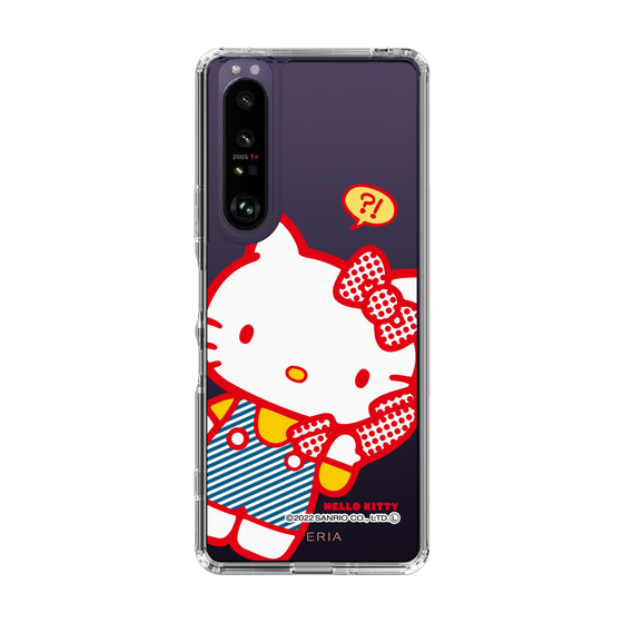 スリムプロテクションケース［ Hello Kitty - 70'sレッド・ドット_01 ］
