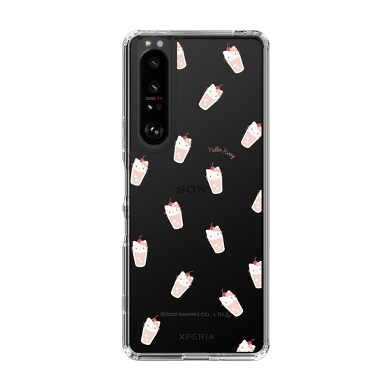 スリムプロテクションケース［ Hello Kitty - MXカフェタイム_ジュース_クリア ］