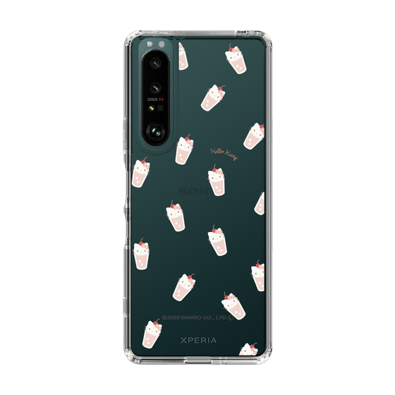 スリムプロテクションケース［ Hello Kitty - MXカフェタイム_ジュース_クリア ］