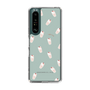 スリムプロテクションケース［ Hello Kitty - MXカフェタイム_ジュース_グリーン ］