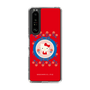 スリムプロテクションケース［ Hello Kitty - KT_昭和レトロ_丸_赤 ］