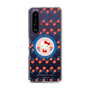 スリムプロテクションケース［ Hello Kitty - KT_昭和レトロ_丸_クリア ］