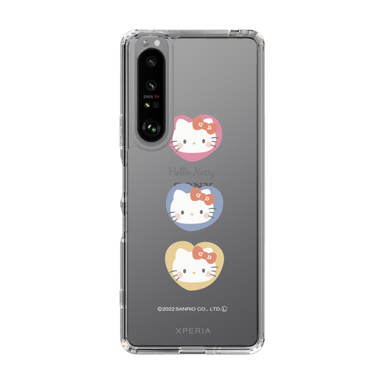 スリムプロテクションケース［ Hello Kitty - むきゅむきゅKT_クリア_01 ］