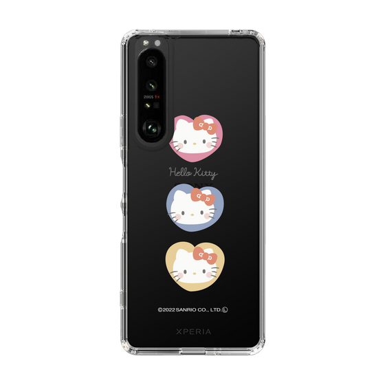 スリムプロテクションケース［ Hello Kitty - むきゅむきゅKT_クリア_01 ］