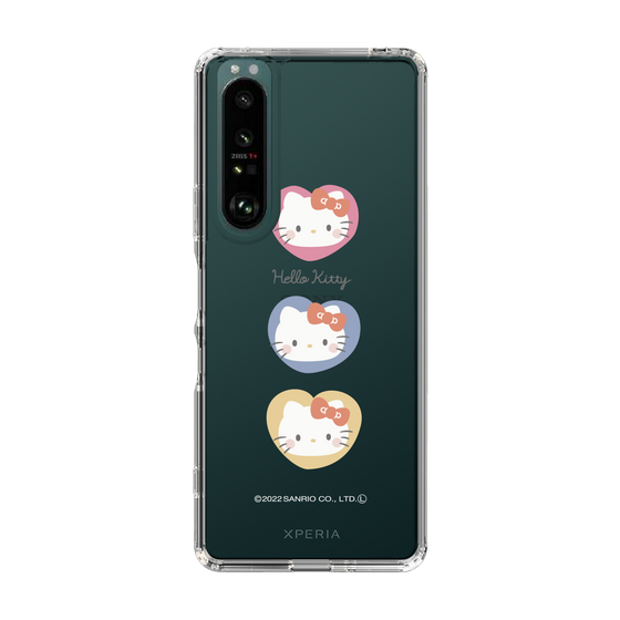 スリムプロテクションケース［ Hello Kitty - むきゅむきゅKT_クリア_01 ］