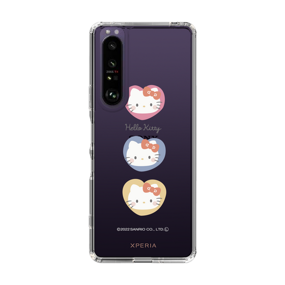 スリムプロテクションケース［ Hello Kitty - むきゅむきゅKT_クリア_01 ］