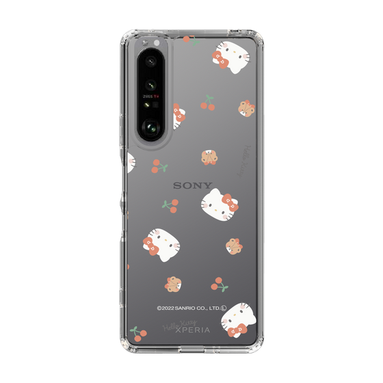 スリムプロテクションケース［ Hello Kitty - むきゅむきゅKT_クリア_03 ］