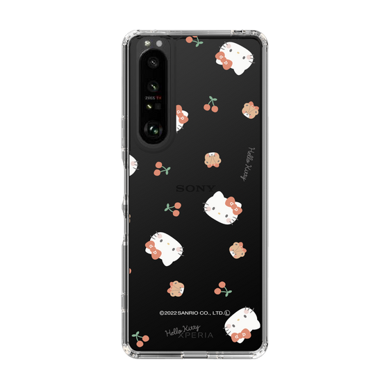 スリムプロテクションケース［ Hello Kitty - むきゅむきゅKT_クリア_03 ］