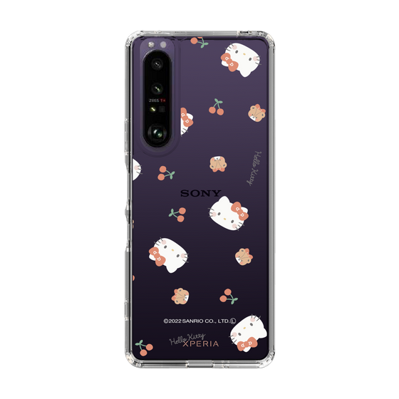 スリムプロテクションケース［ Hello Kitty - むきゅむきゅKT_クリア_03 ］